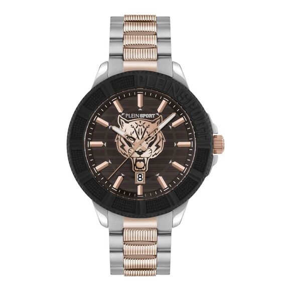 Plein Sport City Rush Bracelet Watch Two Tone Mens